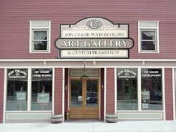 Jon Crane Watercolors Art Gallery in Hill City